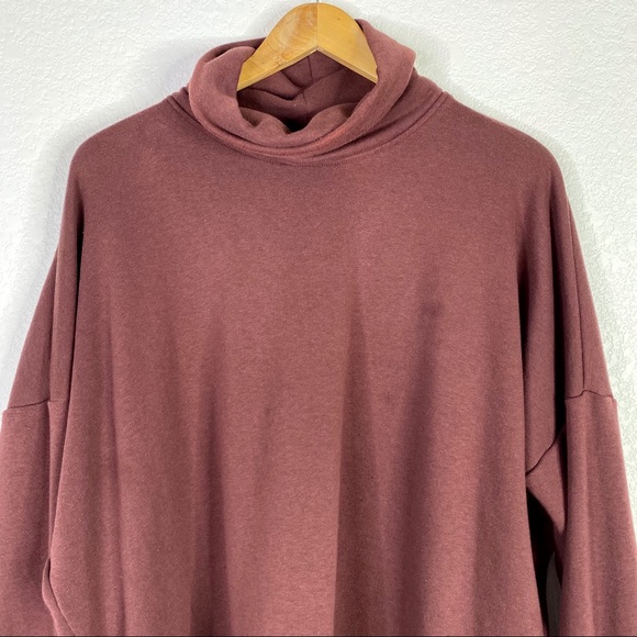 Aerie Maroon The Sweat Everyday Pullover Sweatshirt - Picture 2 of 10